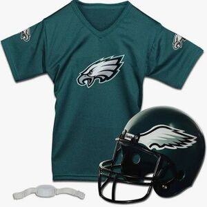 Kids Dark Green Football Jersey